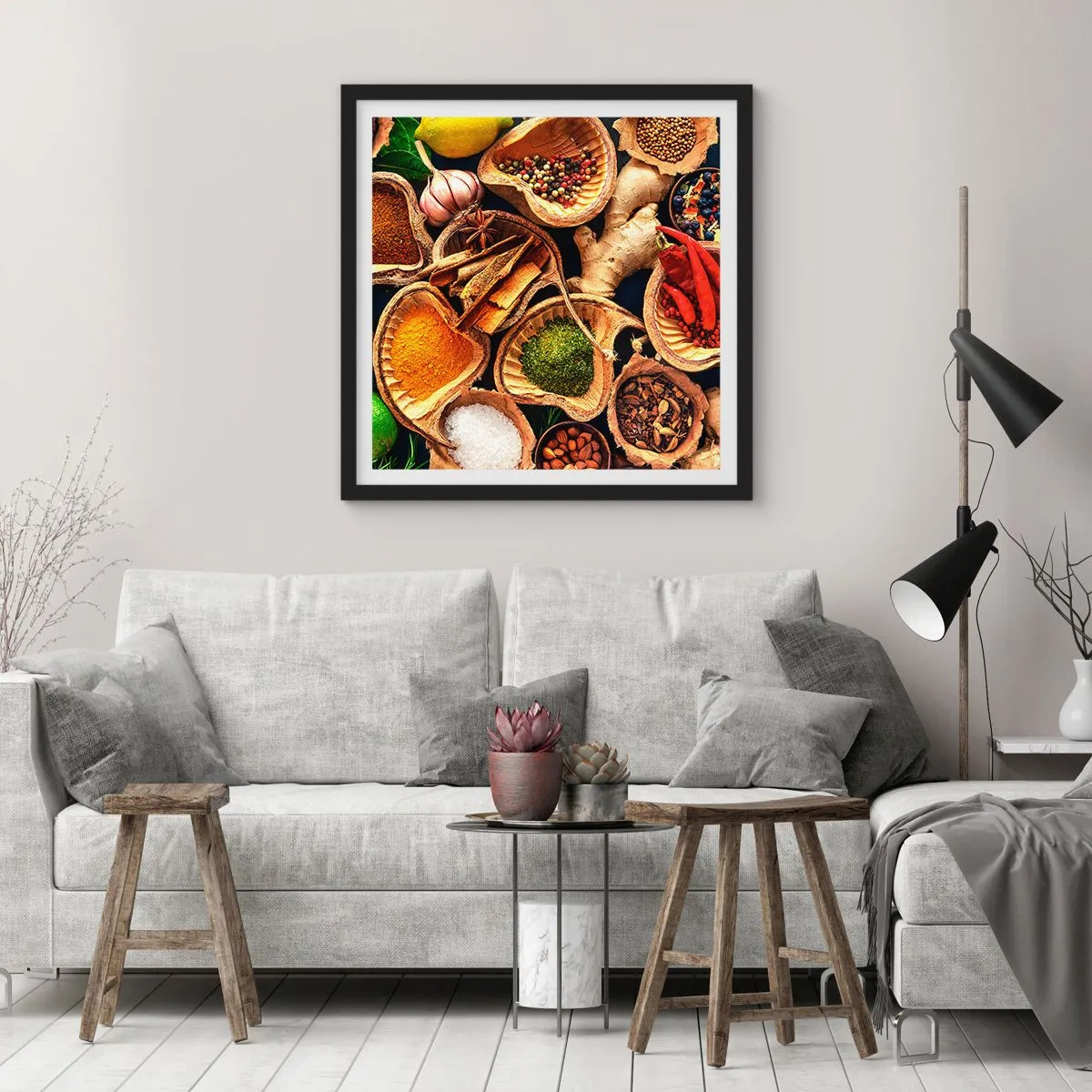 Plakát v černém rámu - Vezmi si, co chceš - 50x50 cm