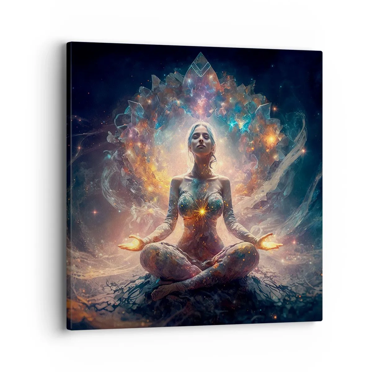 Obraz na plátně - Proudění dobré energie - 40x40 cm