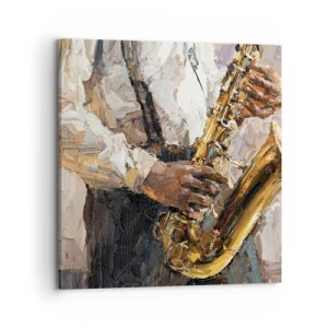 Obraz na plátně - Čas na sólovou hru - 70x70 cm