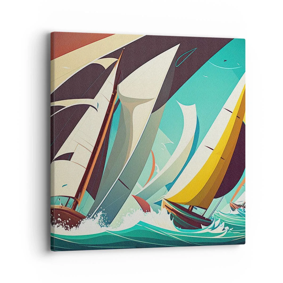 Obraz na plátně - Jak vycházet s živly - 40x40 cm