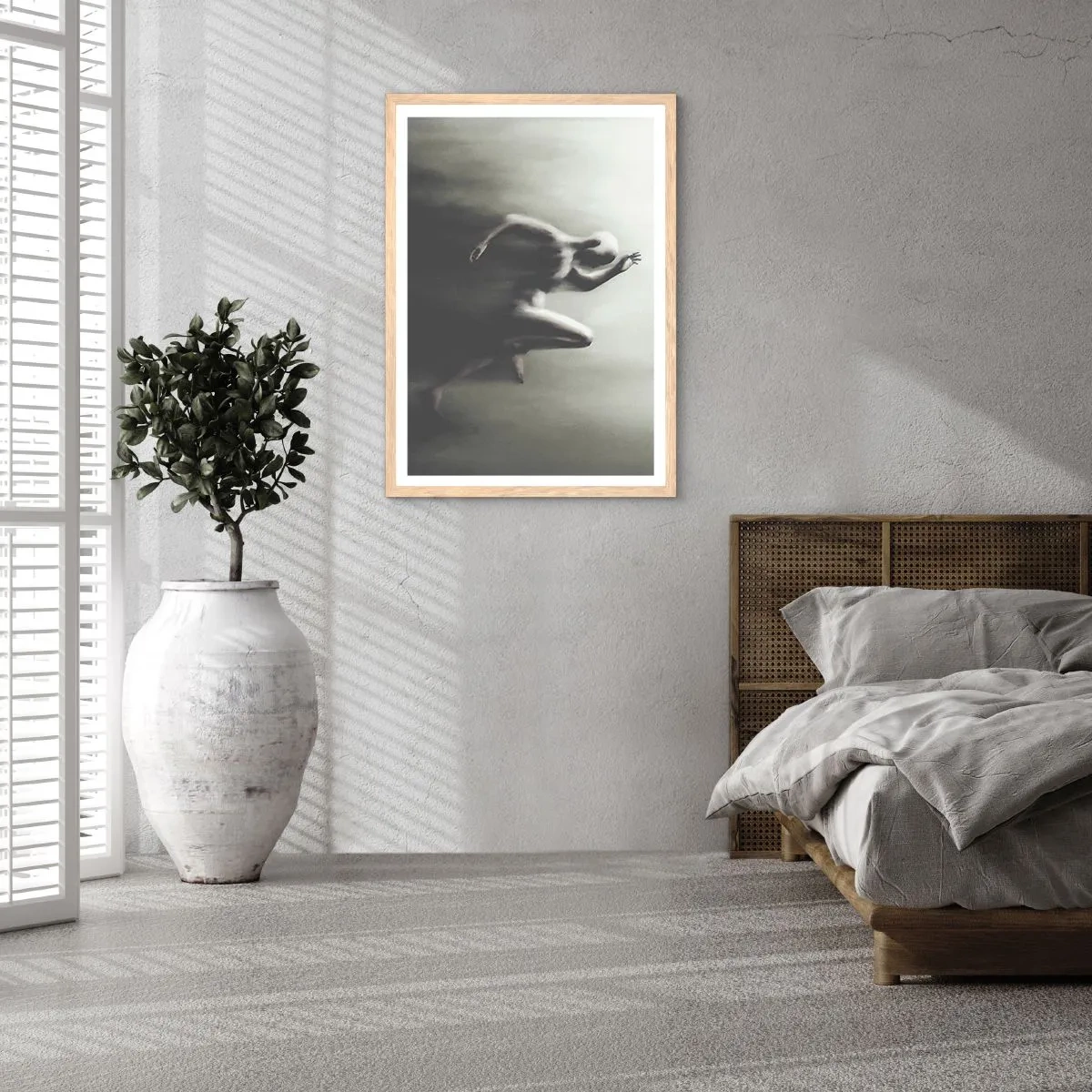 Plakát v rámu světlý dub - Nezastavitelný - 70x100 cm