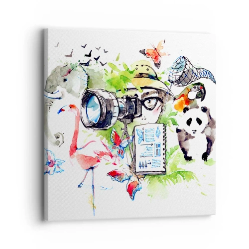 Obraz na plátně - Objektivem cestovatele - 30x30 cm
