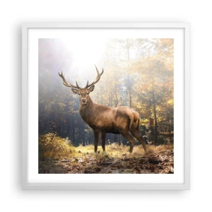 Plakát v bílém rámu - Plné důstojnosti - 50x50 cm