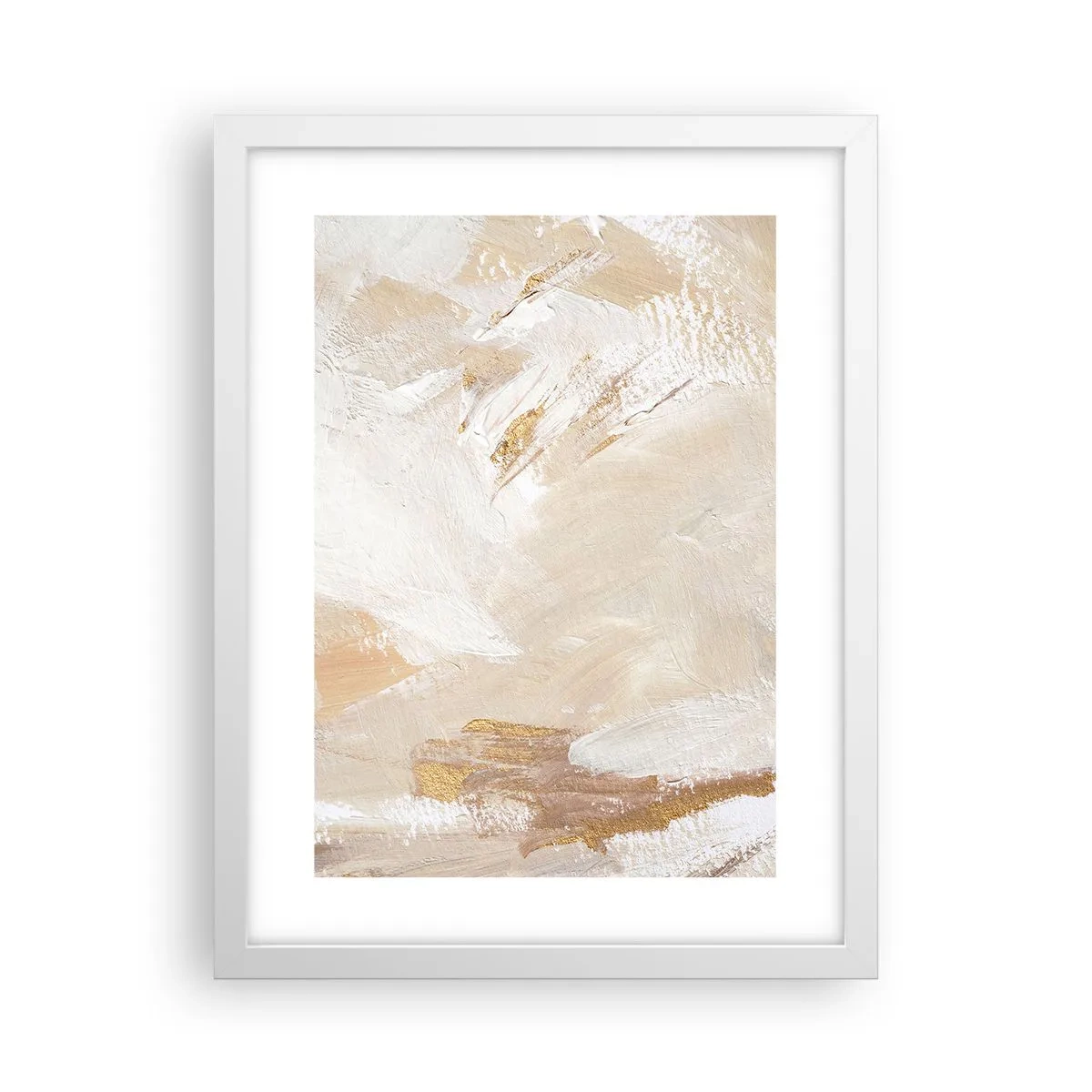 Plakát v bílém rámu - Pastelová kompozice - 30x40 cm