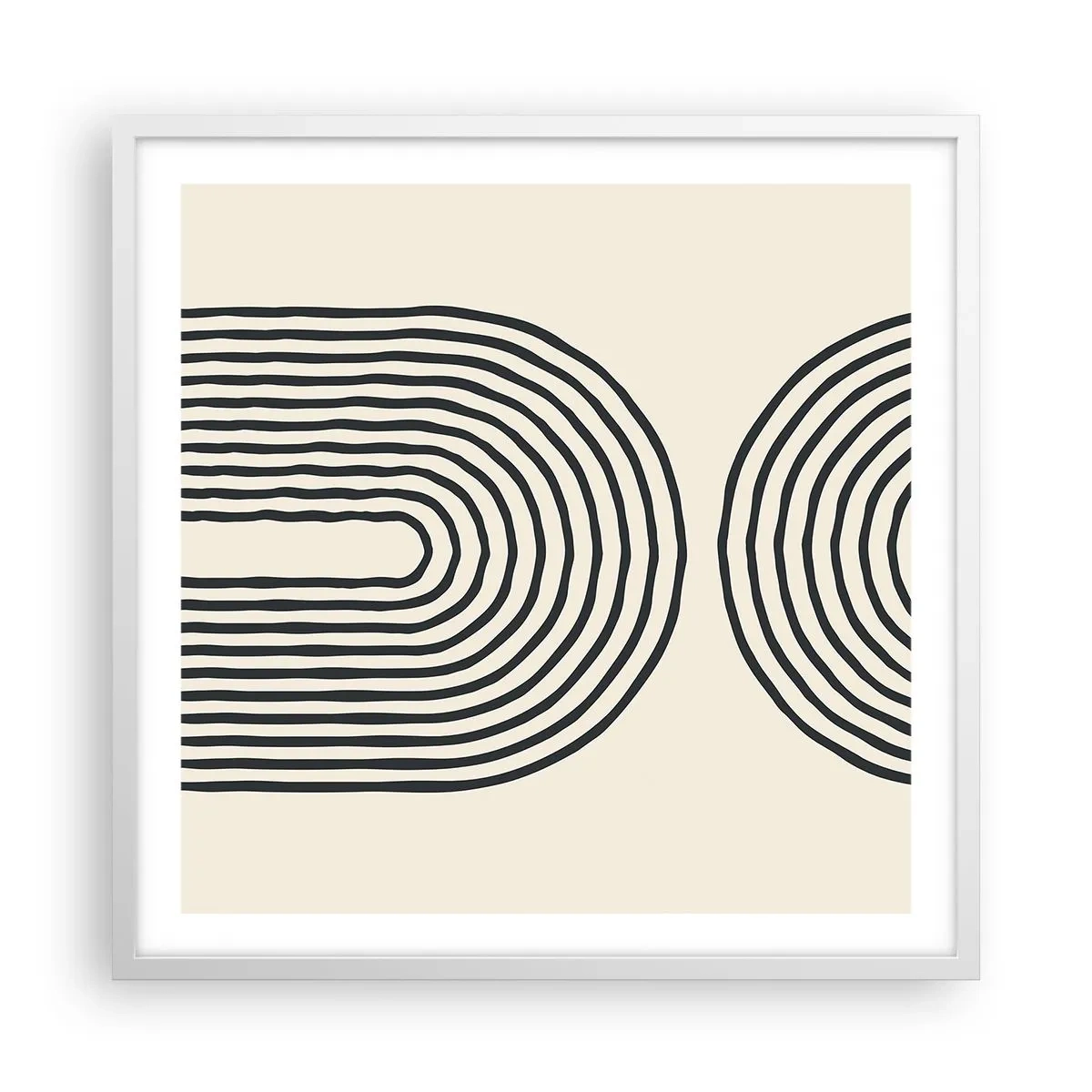 Plakát v bílém rámu - Již brzy… - 60x60 cm