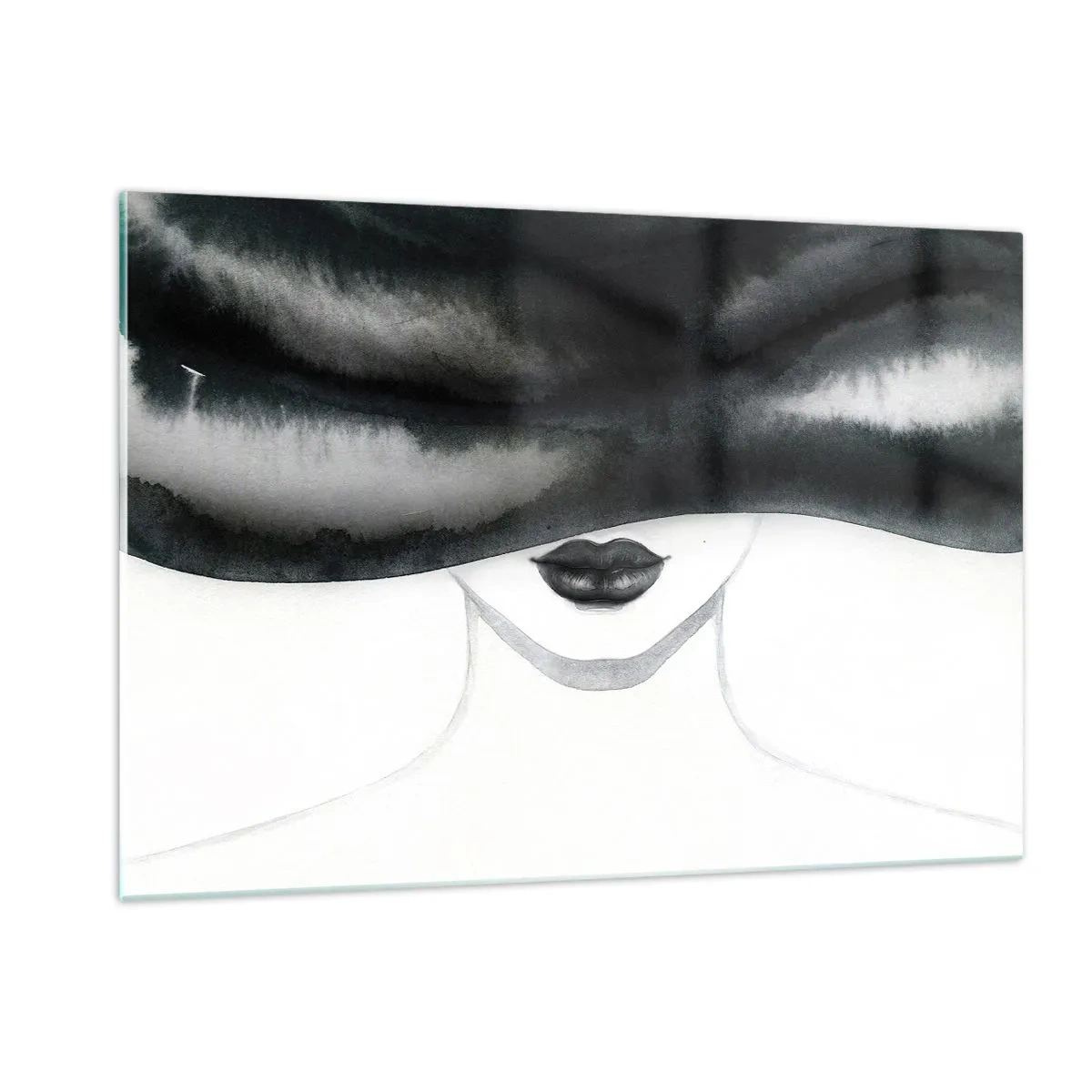 Obraz na skle - Smyslná záhada - 120x80 cm