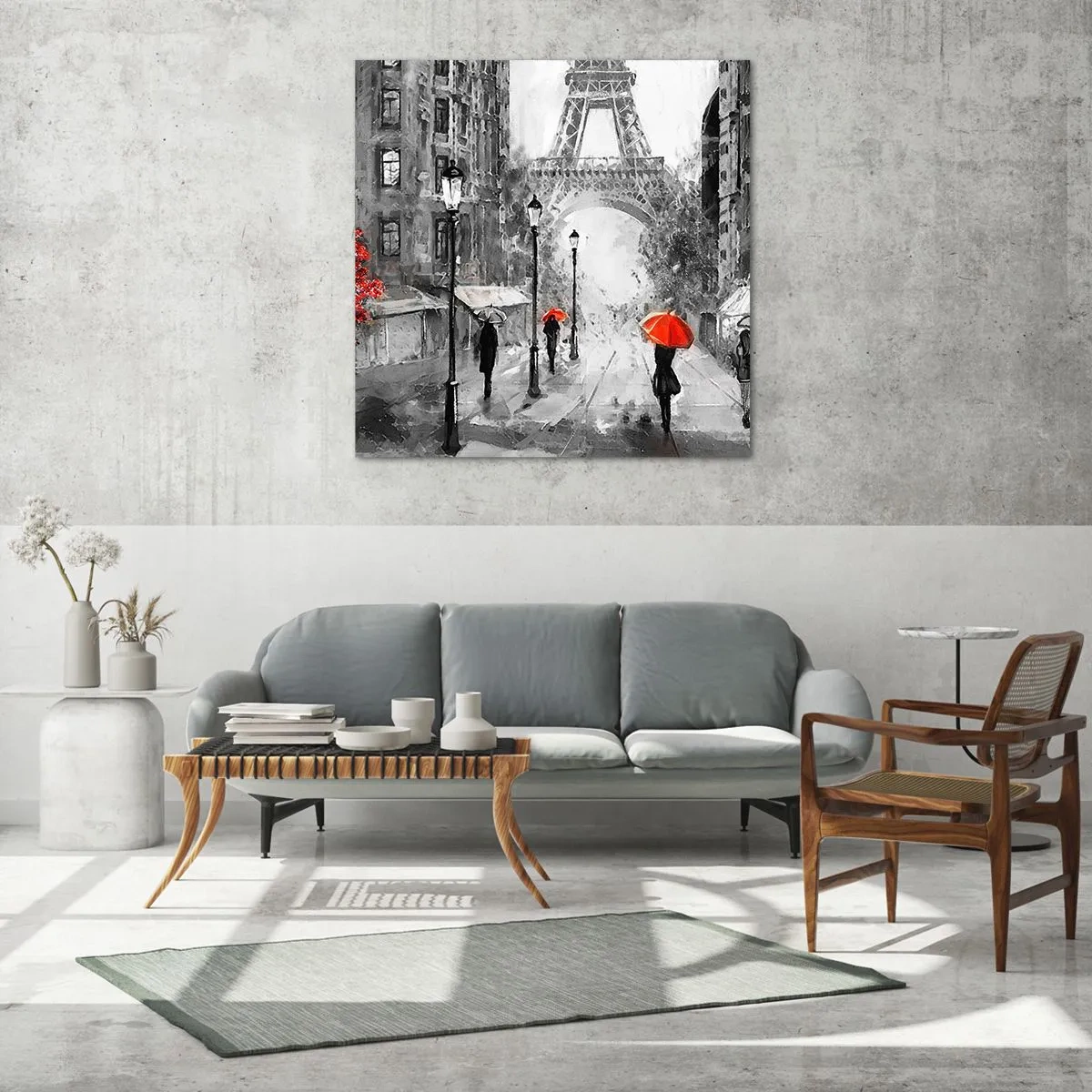 Obraz na skle - Všechny cesty vedou k ní - 60x60 cm