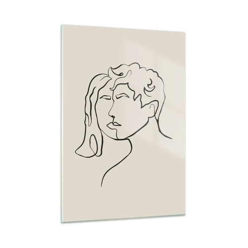 Obraz na skle - A byla jednota - 50x70 cm