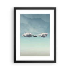 Plakát v černém rámu - Blaženost okamžiku - 30x40 cm