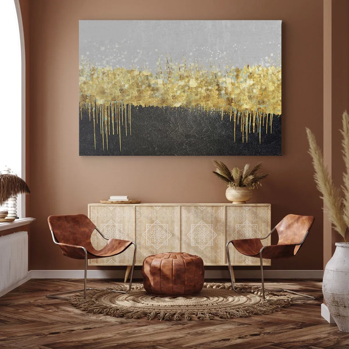 Obraz na plátně - Dovnitř a vzhůru - 70x50 cm