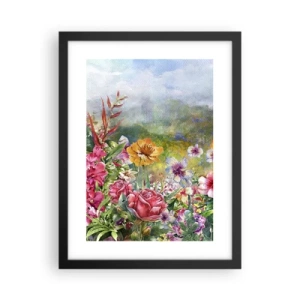 Plakát v černém rámu - Zahrada, která se zbláznila - 30x40 cm