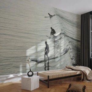 Fototapeta Premium Sand - Za vlnou - Surfování, Sport, Oceán - 100x70 cm