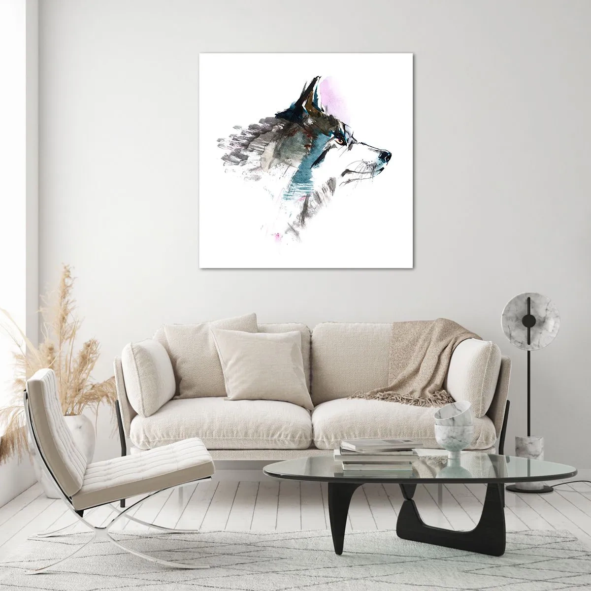 Obraz na skle - My o vlku - 70x70 cm