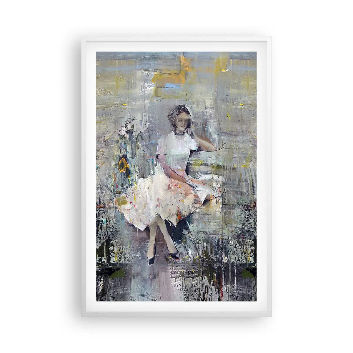 Plakát v bílém rámu - Klasická a moderní - 61x91 cm