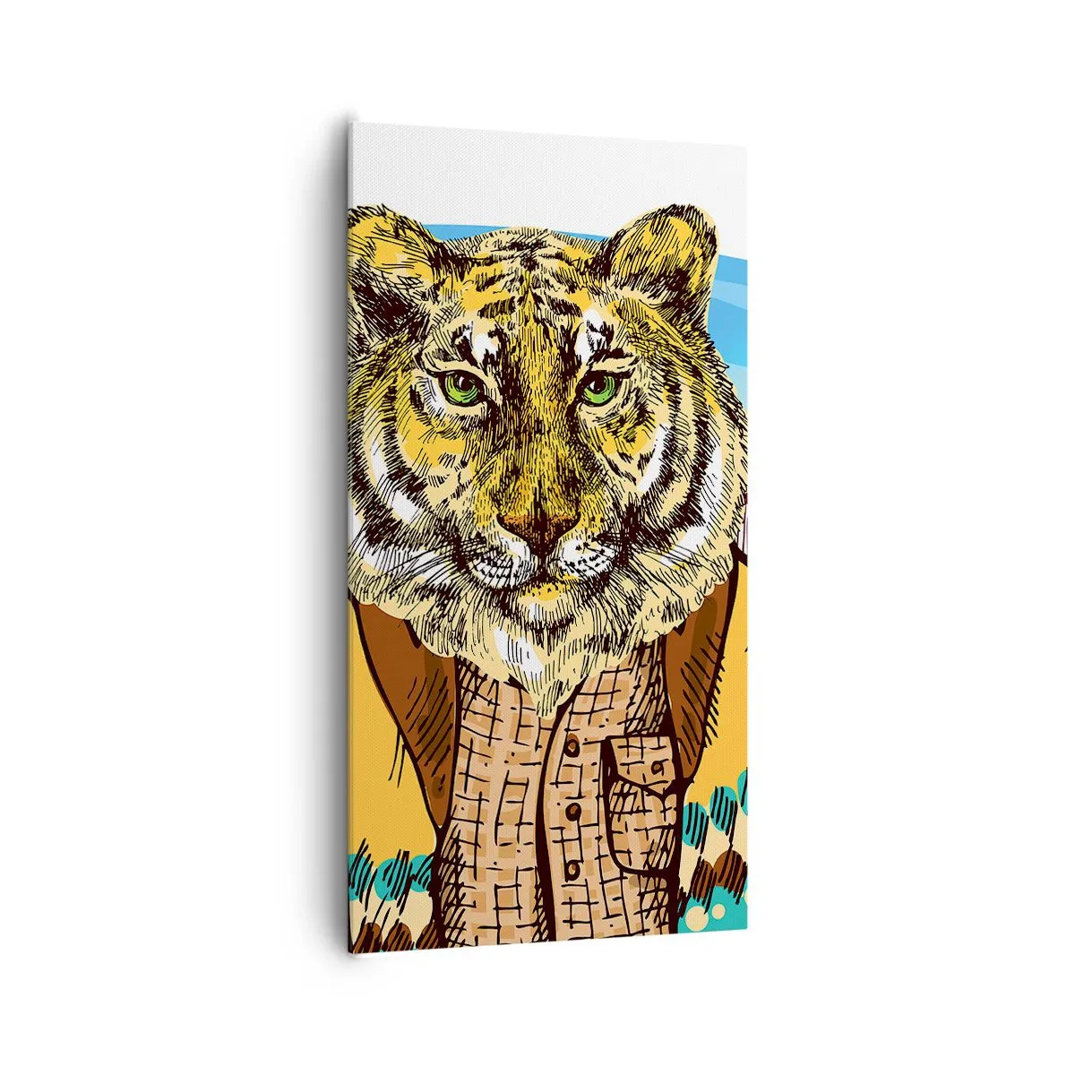 Obraz na plátně - Není tak divoký jak ho kreslí - 65x120 cm