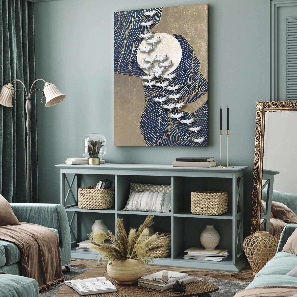 Obraz na plátně - Svoboda, putování, společenství - 65x120 cm