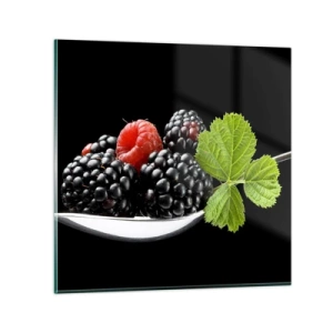Obraz na skle - Chuť svěžesti - 50x50 cm