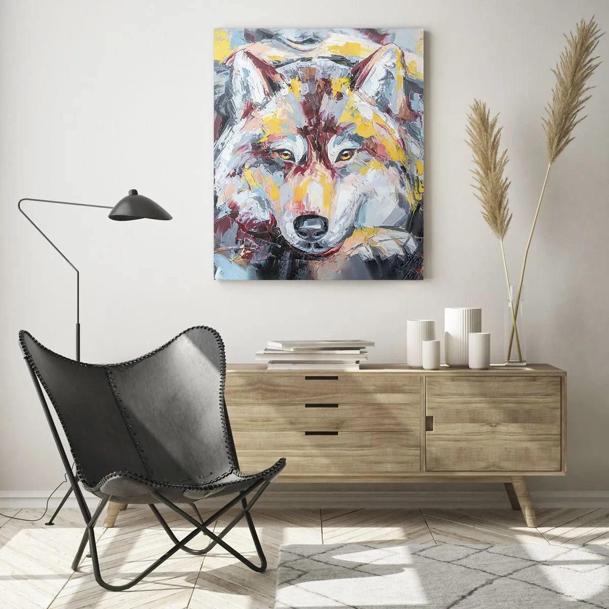 Obraz na skle - Klid mezi blízkými - 70x100 cm