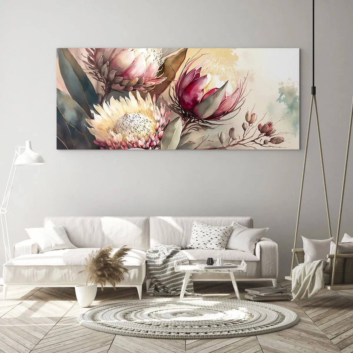 Obraz na skle - Z profilu a en face - 100x40 cm