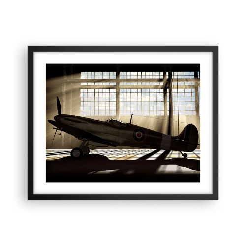 Plakát v černém rámu - Odpočinek bojovníka - 50x40 cm