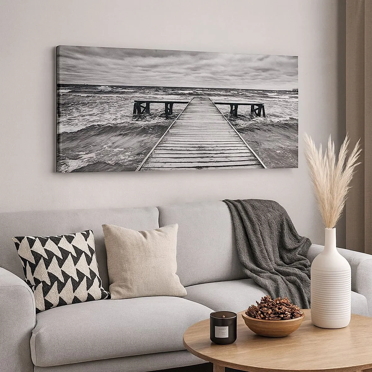 Obraz na plátně - Čekám na vítr, co rozfouká… - 100x40 cm
