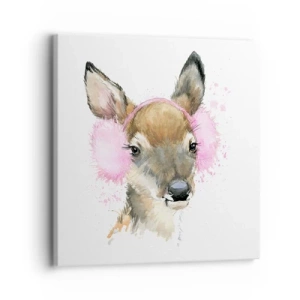 Obraz na plátně - A mráz už není tak hrozný - 30x30 cm