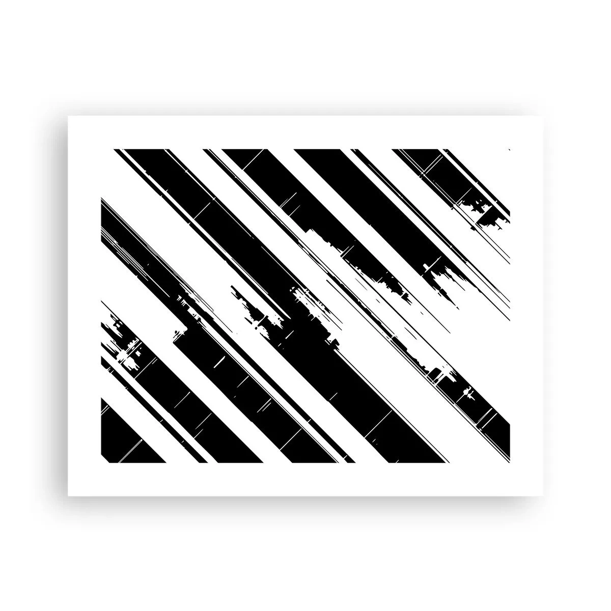 Plakát - Intenzivní a dynamická kompozice - 50x40 cm