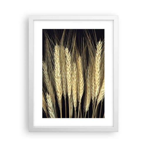Plakát v bílém rámu - Rustikální magie - 30x40 cm
