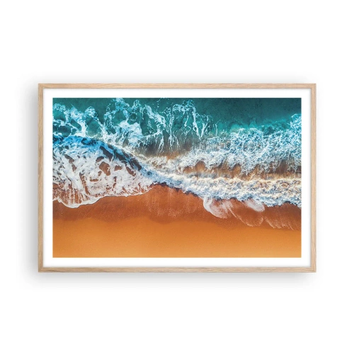 Plakát v rámu světlý dub - Vždy pár - 91x61 cm