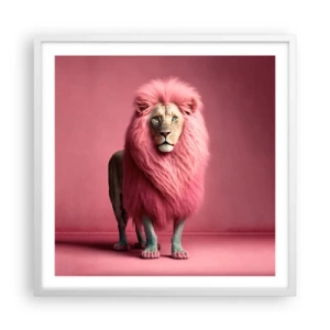 Plakát v bílém rámu - A už se nebojíš - 60x60 cm