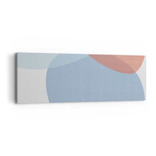 Obraz na plátně - Pastelové vztahy - 90x30 cm