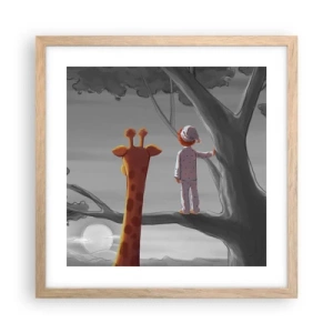 Plakát v rámu světlý dub - Fakt se to děje - 40x40 cm