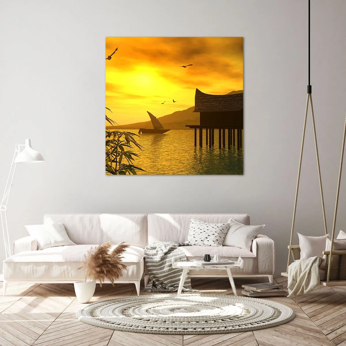 Obraz na plátně - Vytoužený klid - 70x70 cm