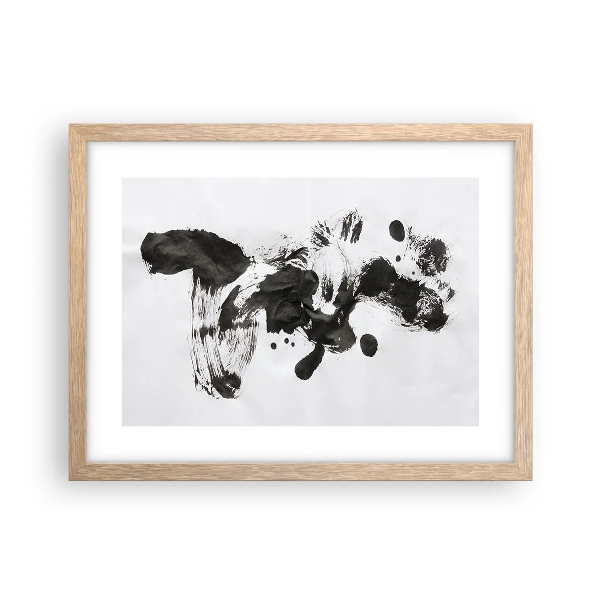 Plakát v rámu světlý dub - Metoda v šílenství? - 40x30 cm