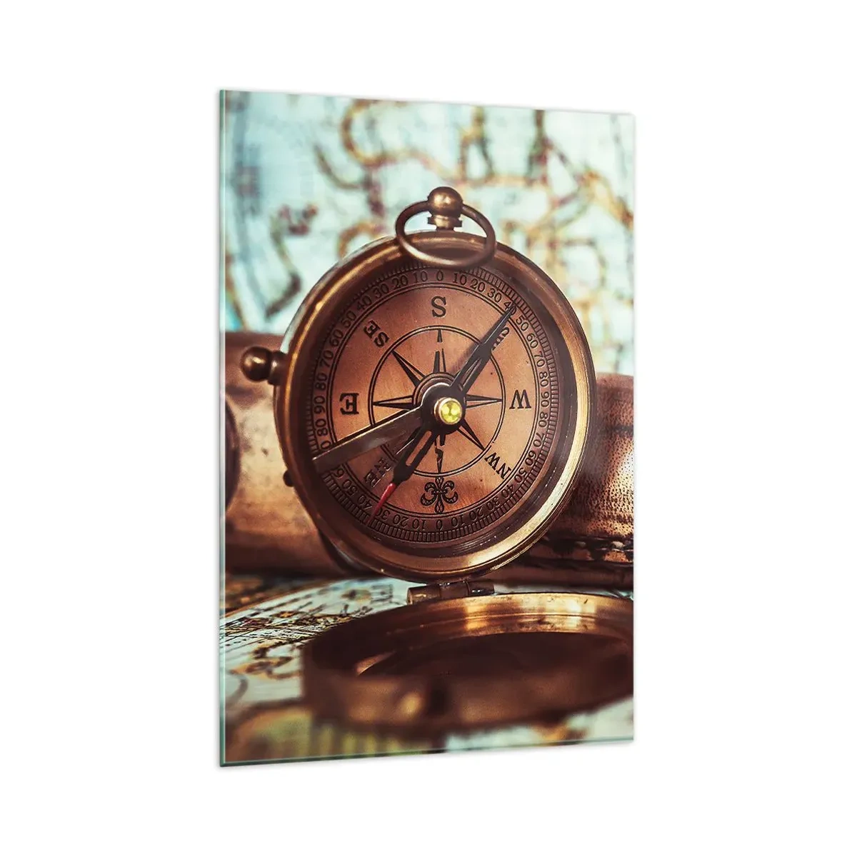 Obraz na skle - Pirátské dobrodružství v Karibiku čeká - 80x120 cm