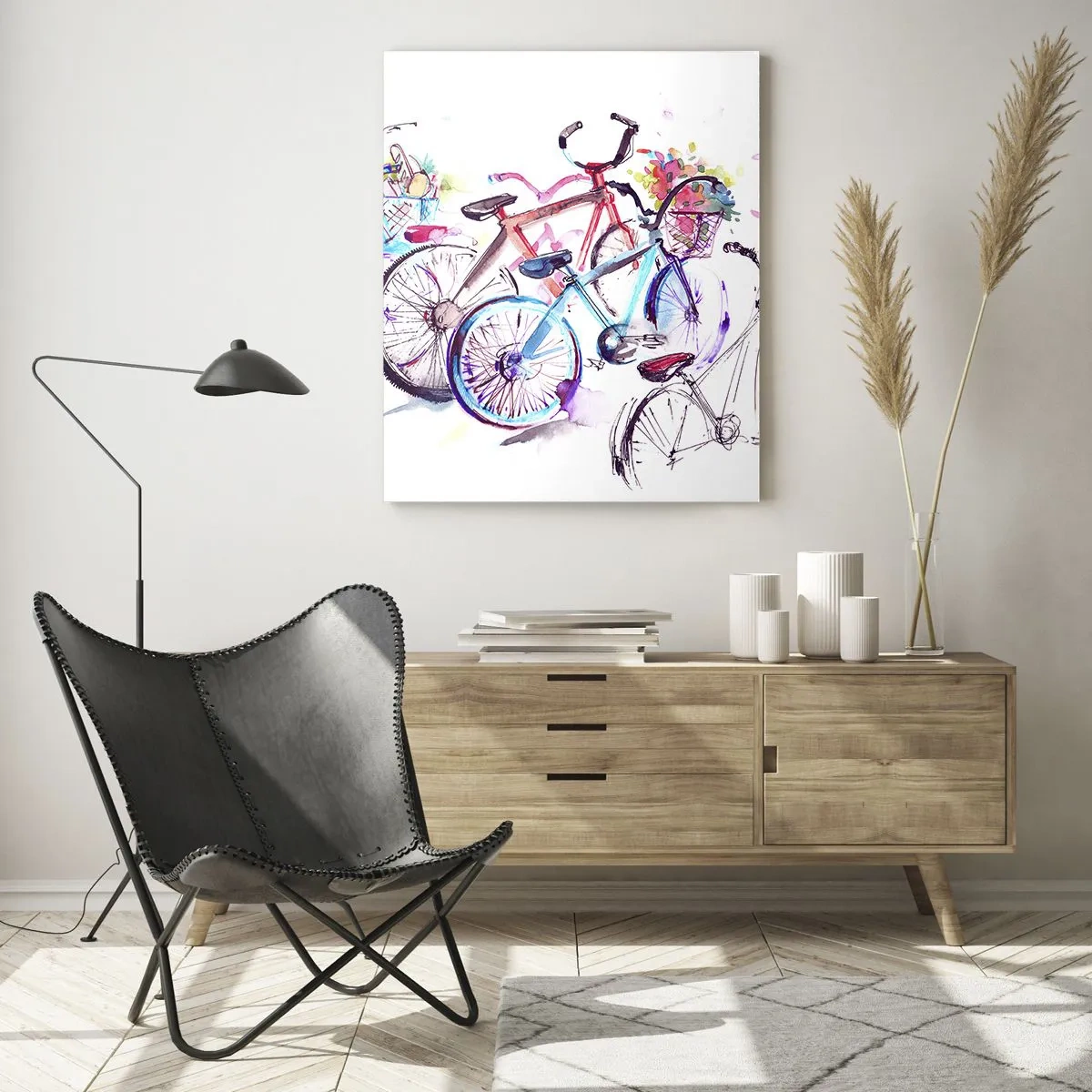 Obraz na skle - Sjezd Antimoto klubu - 50x70 cm