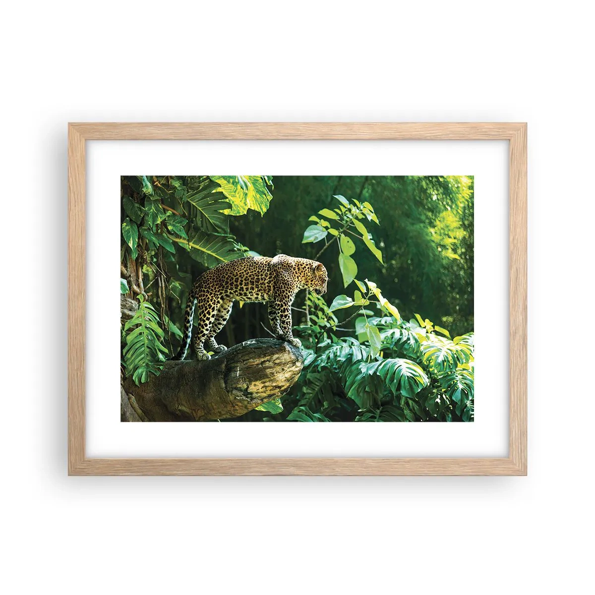 Plakát v rámu světlý dub - Na lov? - 40x30 cm
