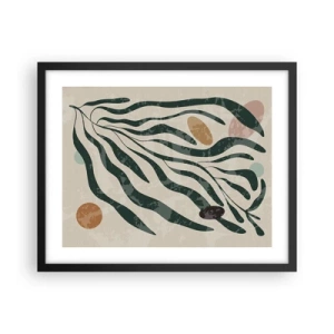 Plakát v černém rámu - Uprostřed zeleně - 50x40 cm