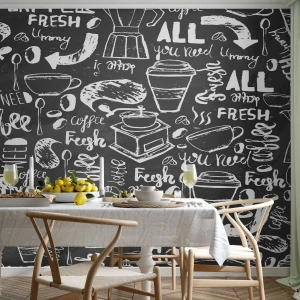 Fototapeta na míru Premium Sand - All you need is… - Gastronomie, Nástěnná malba, Graffiti