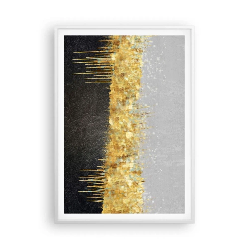 Plakát v bílém rámu - Dovnitř a vzhůru - 70x100 cm