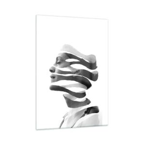 Obraz na skle - Surrealistický portrét - 50x70 cm