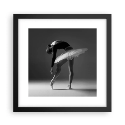 Plakát v černém rámu - Bella ballerina - 30x30 cm