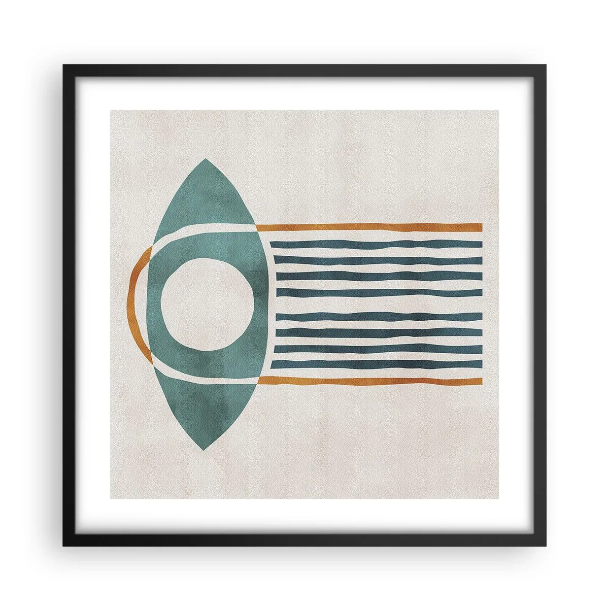 Plakát v černém rámu - Znaky a rituály - 50x50 cm