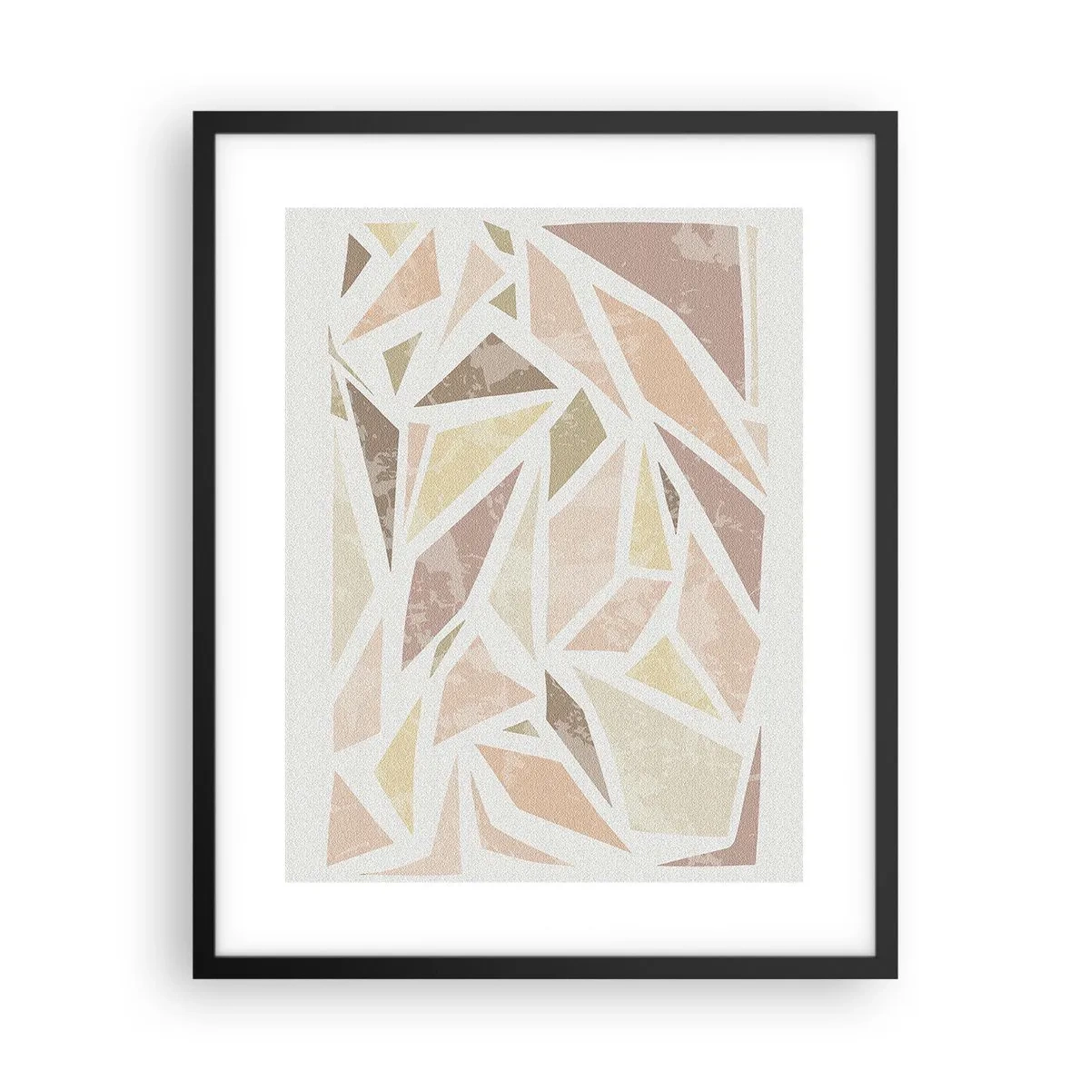 Plakát v černém rámu - Kompozice: vitráž - 40x50 cm