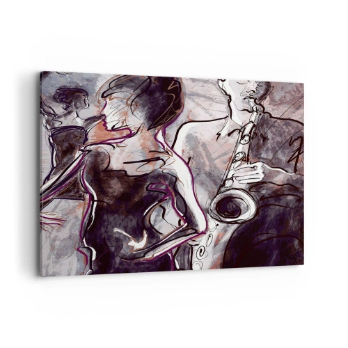 Obraz na plátně - Rozplynout se v hudbě - 100x70 cm