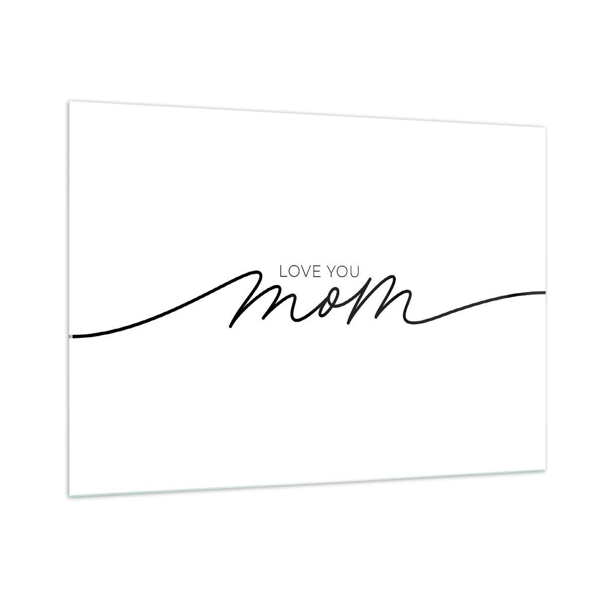 Obraz na skle - Velké emoce - 100x70 cm