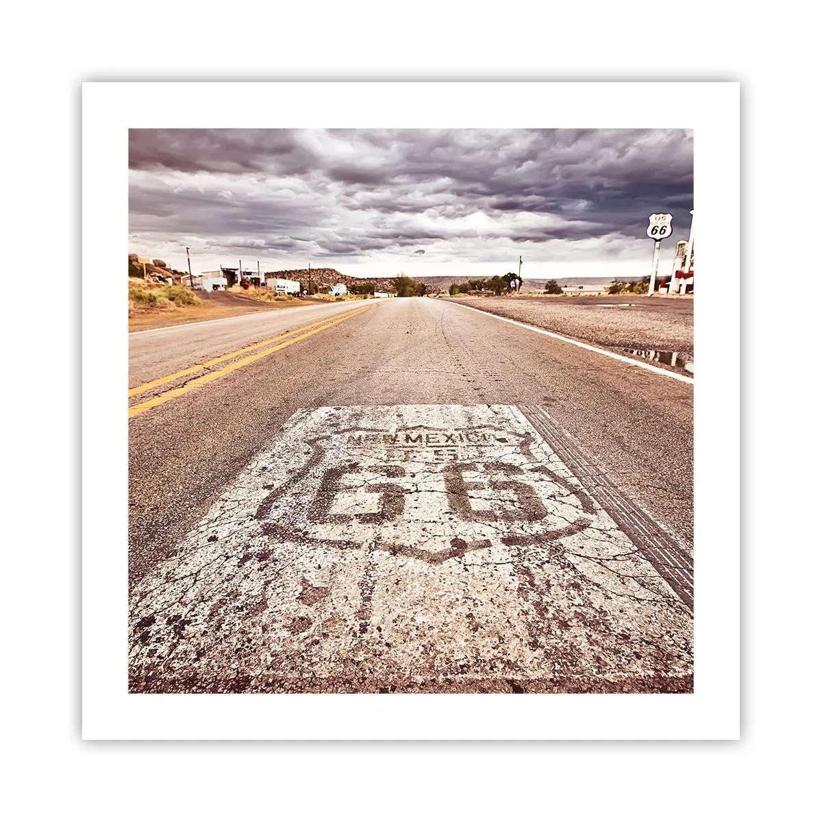 Plakát - Mother Road - americká legenda - 50x50 cm