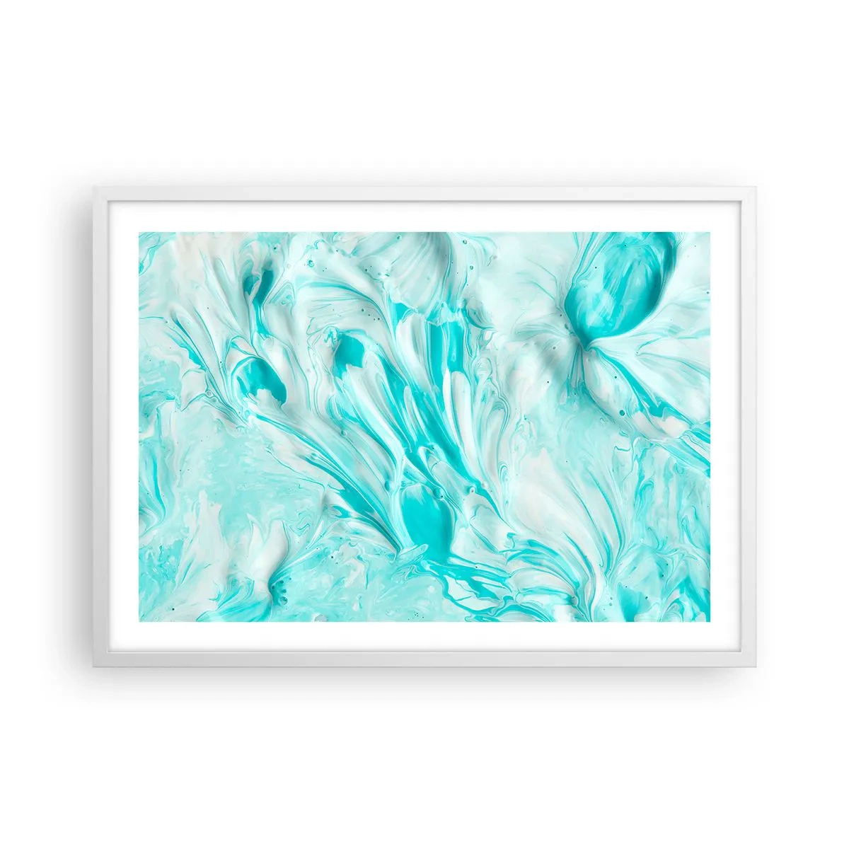 Plakát v bílém rámu - Navždy spolu - 70x50 cm