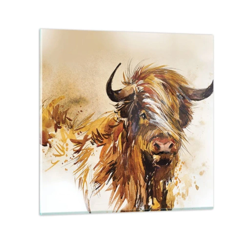Obraz na skle - Pýcha lovce - 60x60 cm