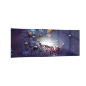 Obraz na skle - Slunce a tanec - 140x50 cm